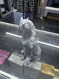 Angel Dog Memorial Statue - Pet Loss Gift, Garden Resin Dog Ornament, Tribute Statue