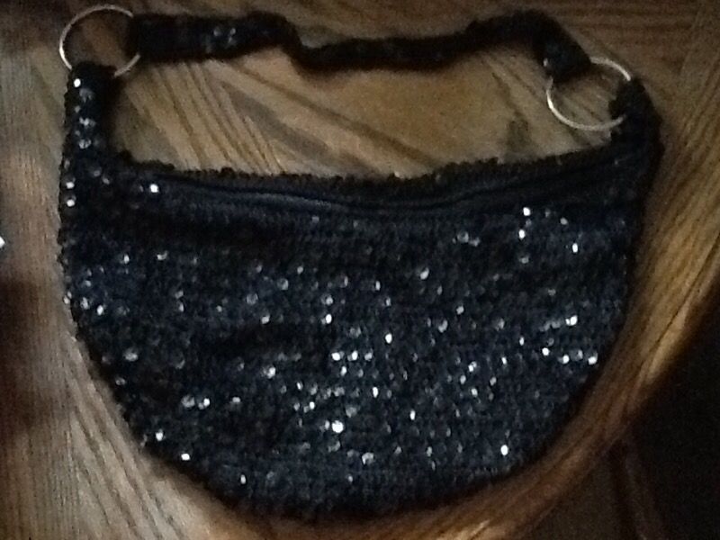 Sequin Hobo Bag