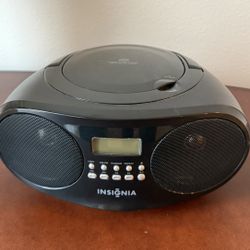 Insignia™ - CD Boombox - Black