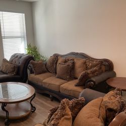 Antique Couch Set Of 3