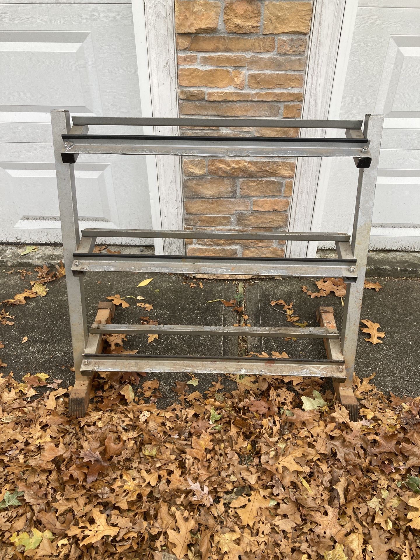 3 Tier Dumbbell Rack - Will Hold Many Pairs Of Dumbbells