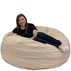 Beige Giant Beanbag