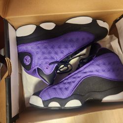 Kid's Air Jordan 13 Retro Purple Venom Size 7Y