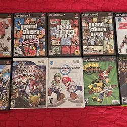 Nintendo Wii, PS2, Xbox Games