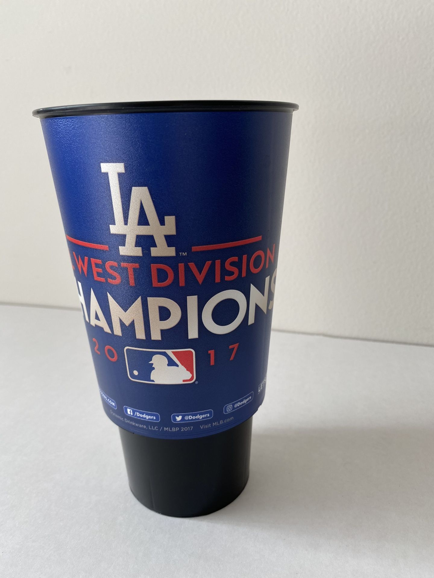 Set of 4 LA Dodgers NL Champions Cups from the 2017 season