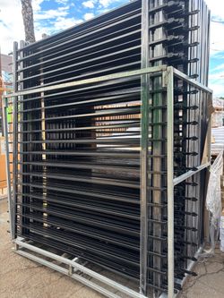 Metal and Aluminum Fence panels, powder coated, and ready to install