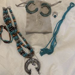 Turquoise jewelry set