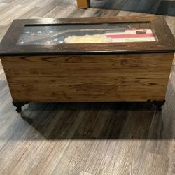 Handmade oak chest