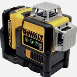 DeWalt DW089LG 12V Green Laser Level - 3 Sided 360° Vertical Line Laser - Great Condition
