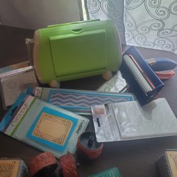 Cuttlebug Machine And Dies and 200 Stamps and Ink Pads and Ink