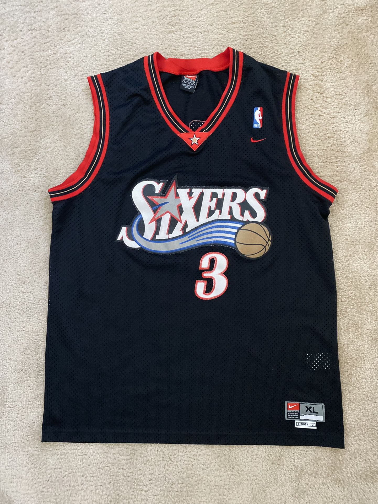 Allen Iverson Nike Swingman Philadelphia 76ers XL Jersey