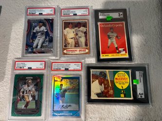 Vintage graded sports cards will sell altogether individually make an offer. Please do research.