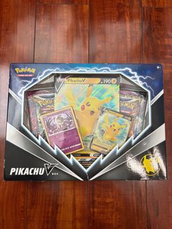 Pokemon Pikachu V-Union Box w/ 4 Booster Packs & Pikachu & Mimikyu Promos! New!