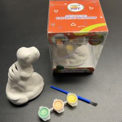 Two Young at Art Paint Your Own Ceramic Dinosaur Color Changing Light