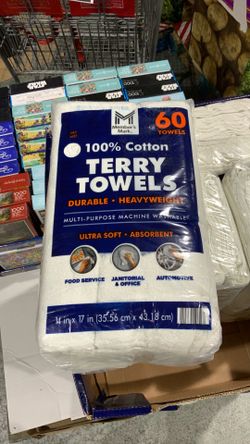 Terry towels 60ct $20