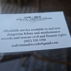 SEAL YOUR CRIMINAL RECORDS