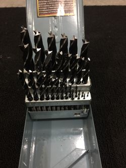 29pc wood drill bit set
