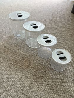 Oggi Acrylic Food Storage Containers , 4 pcs