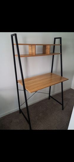 Ladder Bookshelf Desk