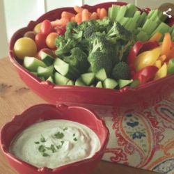 Princess House Serving Set Bowl / Botanero Pavilion De Princess House 