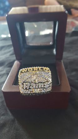 Los Angeles Rams 2000 Super Bowl Championship Ring sz 11 Warner