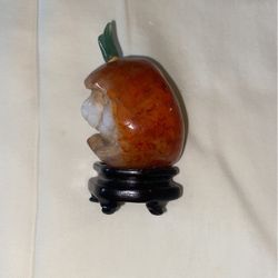 Quartz Apple w/ Bite Snuff Bottle