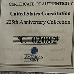 United States Constitution 212 Anniversary 