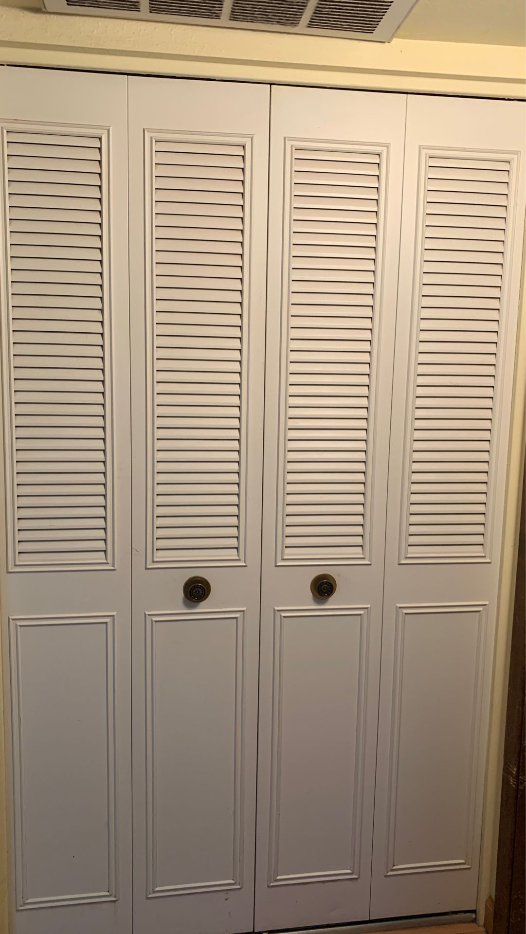 48-Inch Double Bi-Fold Metal Closet Door