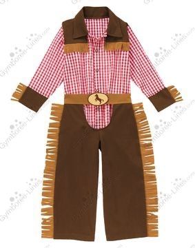 Gymboree L (10-12) JUNIOR BUCKAROO Cowboy Costume with Bandana & Mustache Boys