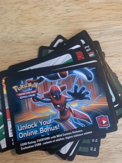 pokémon code cards