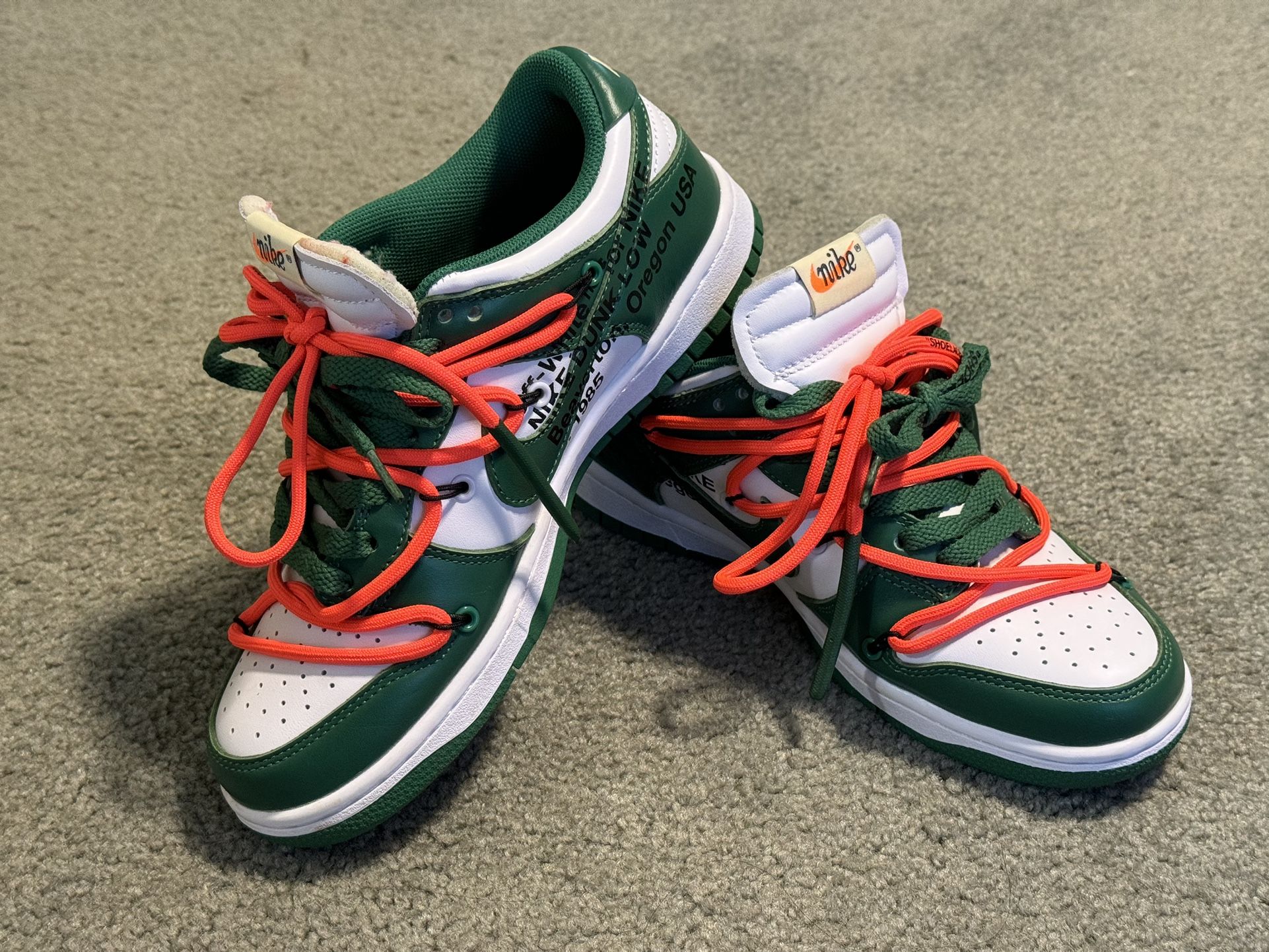 Nike Dunk Low Off-White Pine Green