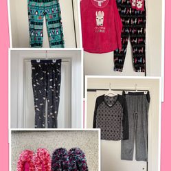 Pajamas/Slippers Lot Size M