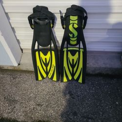 Twin JET max Split Fin Good Condition