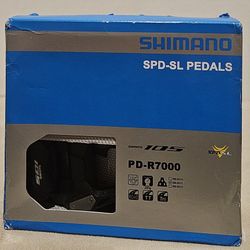 Shimano 105 PD-R7000 SPD-SL Road Bike Clipless Pedals with SH11 Cleats