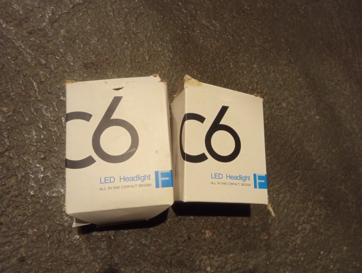  H7 C6 LED 36W 7600 Lume Car Headlight Conversion Kit