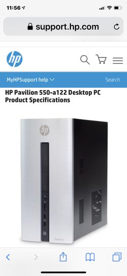 HP Pavilion 550-a122 Desktop PC