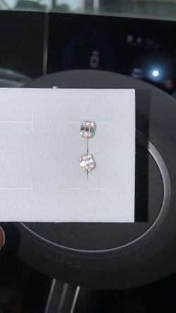 Moissanite earrings