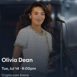 2 OLIVIA DEAN TICKETS THIS JULY 2026