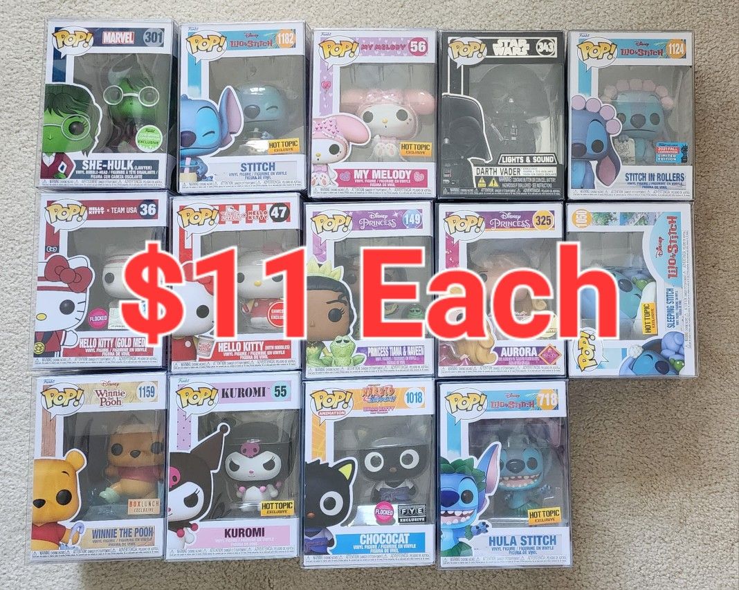 Funko Pops $11