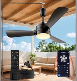 Gazebo fan with lights
