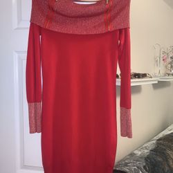 Off the shoulders Red Dress Size L