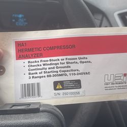 Brand New Compressor Analyzer 