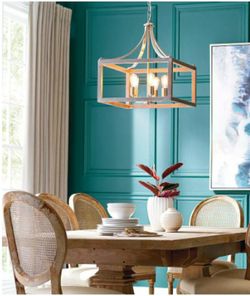 Chandelier Nickel Brushed Silver 3 Lights