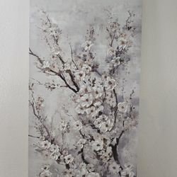 Canvas Flower Painting