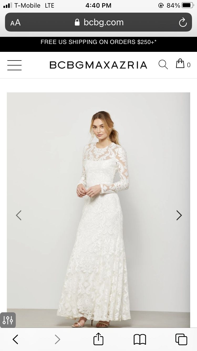 BCBGMAXAZRIA Wedding Dress - Brand New Never Worn