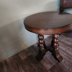 Solid wood mahogany matching tables