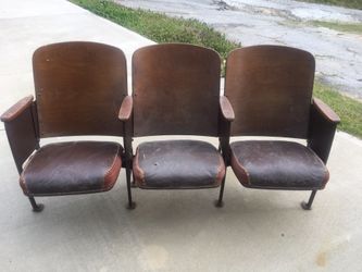 Vintage theater seats 50’s-60’s