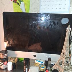 Vintage Apple Computer Moniter With Apple Mous Working 