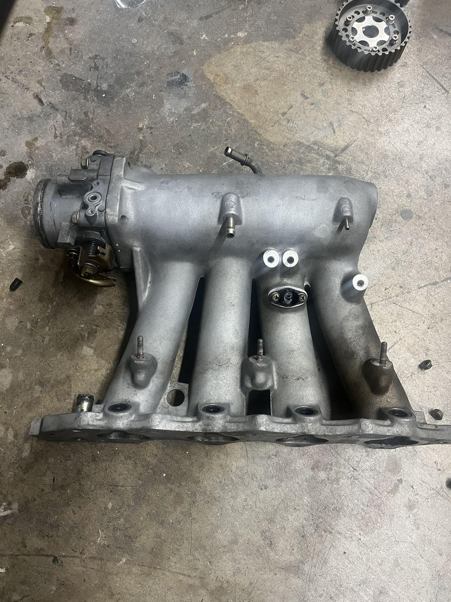 OG Skunk 2 Type r Manifold For GSR Head With Oem Type R Throttle Body