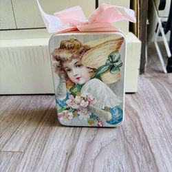 4x6 can with vintage picture